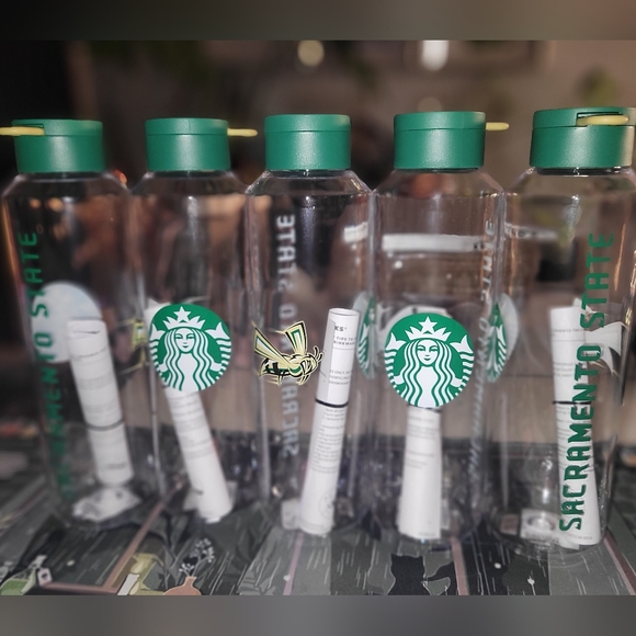 Starbucks Other - 5 pcs Starbucks Water Bottle Featuring Sacramento State Hornets